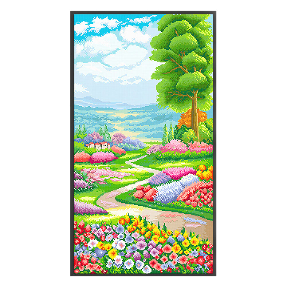 Secret Garden 2 - 11CT Stamped Cross Stitch 50*90CM(Spring)