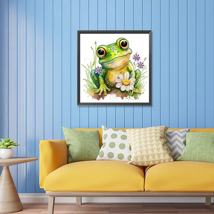 Pond Frog - Special Shaped Drill Diamond Painting 30*30CM