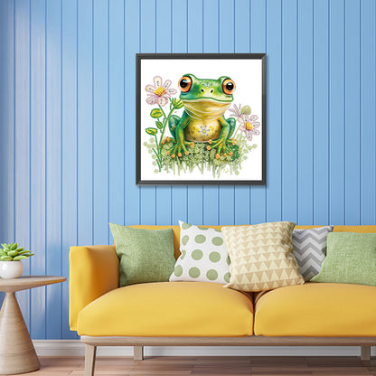 Pond Frog - Special Shaped Drill Diamond Painting 30*30CM