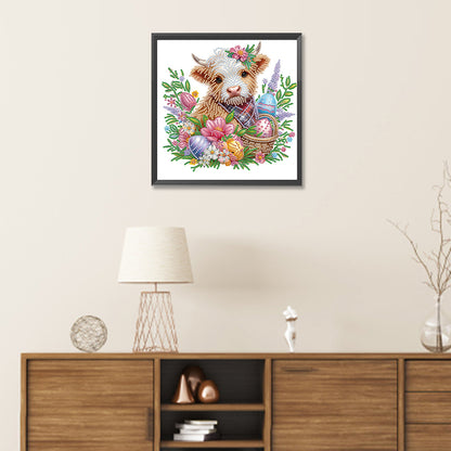Highland Yak - Special Shaped Drill Diamond Painting 30*30CM