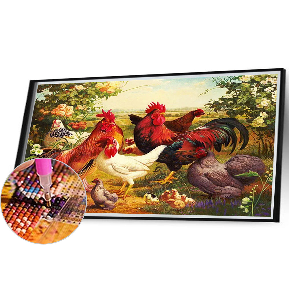 Chick - Full Round Drill Diamond Painting 55*40CM