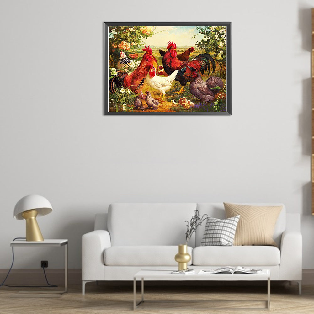 Chick - Full Round Drill Diamond Painting 55*40CM