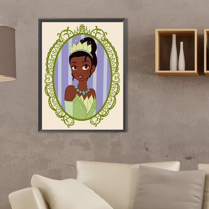 Disney Princess-Princess Tiana - Full Square Drill Diamond Painting 30*40CM