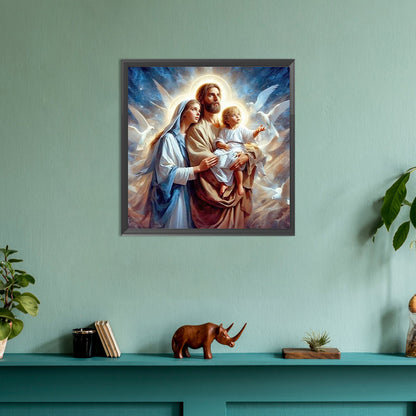 Jesus Family - Full Round Drill Diamond Painting 30*30CM