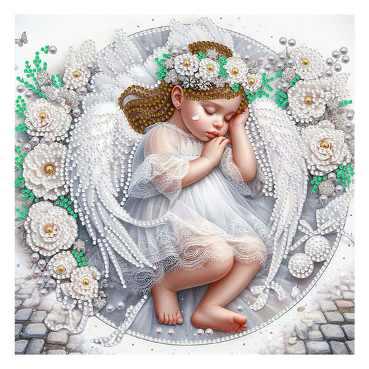 Angel Child - Special Shaped Drill Diamond Painting 30*30CM