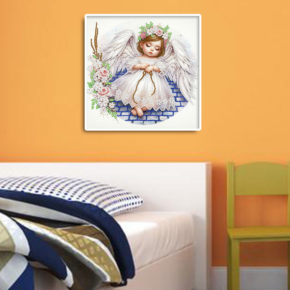 Angel Child - Special Shaped Drill Diamond Painting 30*30CM