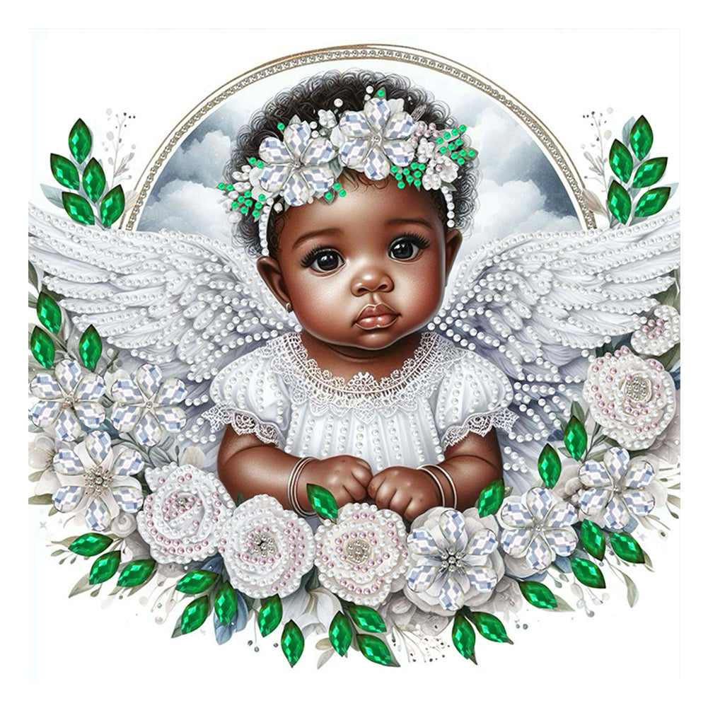 Angel Child - Special Shaped Drill Diamond Painting 30*30CM