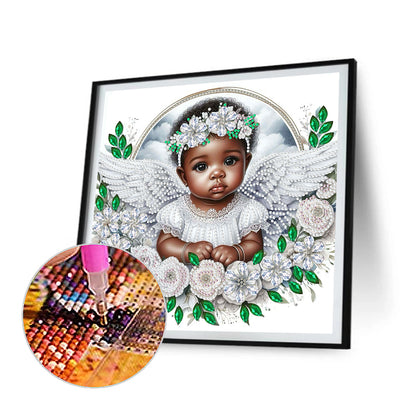 Angel Child - Special Shaped Drill Diamond Painting 30*30CM