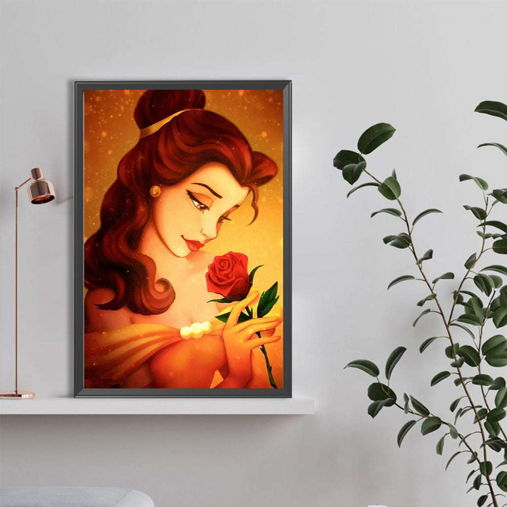 Princess Belle - Full Round Drill Diamond Painting 40*60CM
