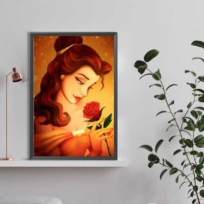 Princess Belle - Full Round Drill Diamond Painting 40*60CM