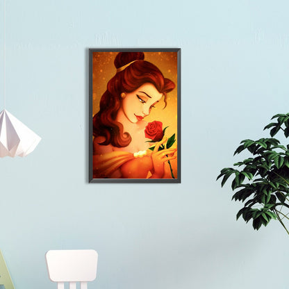 Princess Belle - Full Round Drill Diamond Painting 40*60CM