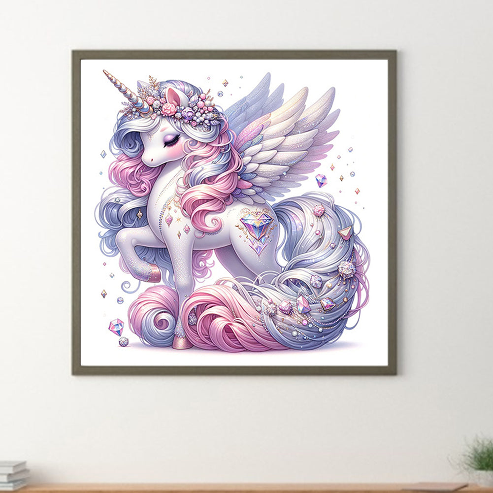 Unicorn - Full Square Drill Diamond Painting 30*30CM