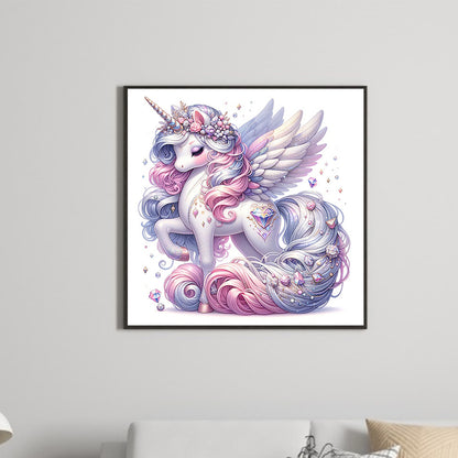 Unicorn - Full Square Drill Diamond Painting 30*30CM