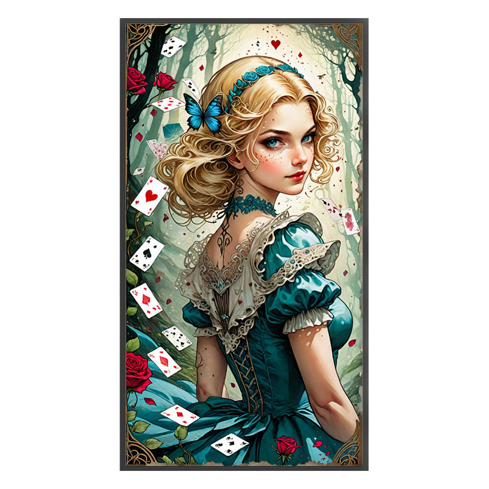 Girl - 11CT Stamped Cross Stitch 40*75CM