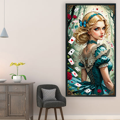 Girl - 11CT Stamped Cross Stitch 40*75CM