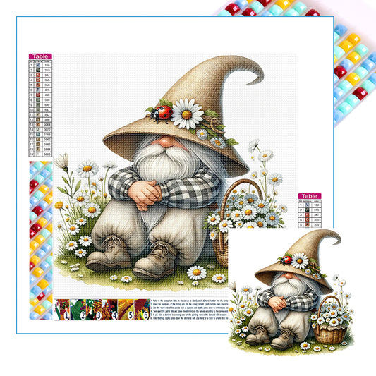 Spring Gnome Gardener - Full Square Drill Diamond Painting 40*40CM