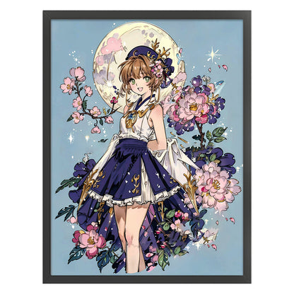 Girl - 11CT Stamped Cross Stitch 50*65CM