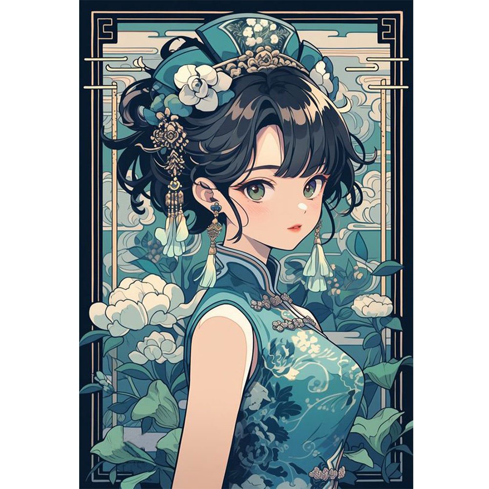 Girl - 11CT Stamped Cross Stitch 40*60CM