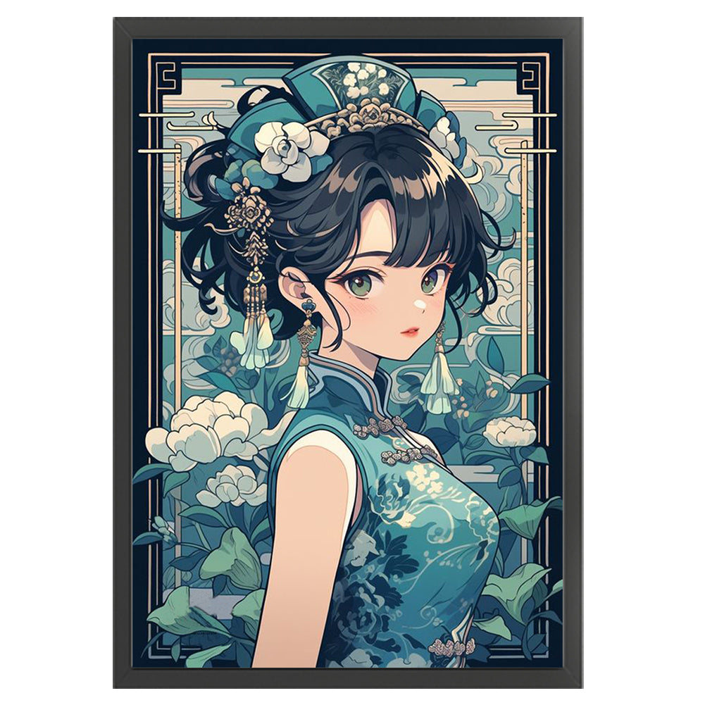 Girl - 11CT Stamped Cross Stitch 40*60CM