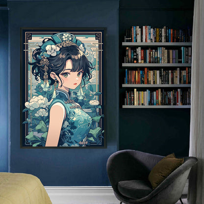Girl - 11CT Stamped Cross Stitch 40*60CM