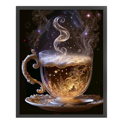 Magic Tea Cup - 11CT Stamped Cross Stitch 50*60CM