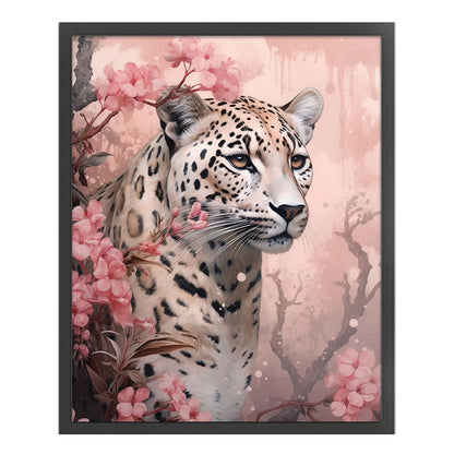 Flowers, Grass And Tigers - 11CT Stamped Cross Stitch 50*60CM