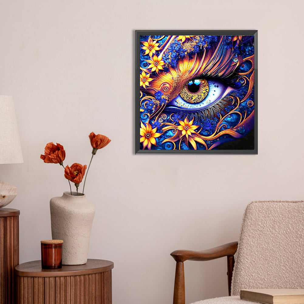 Flower And Dragon'S Eye - Full Round Drill Diamond Painting 30*30CM