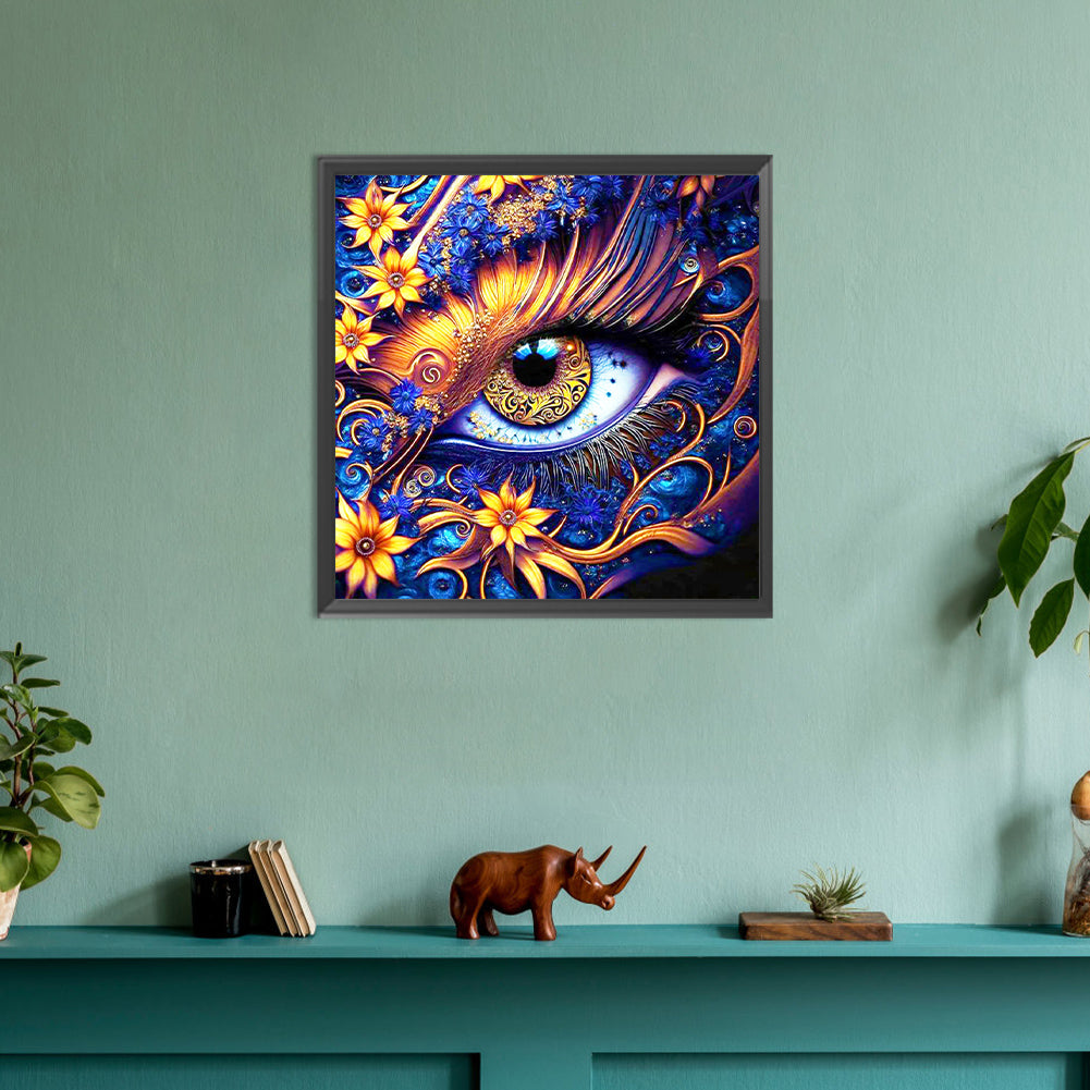 Flower And Dragon'S Eye - Full Round Drill Diamond Painting 30*30CM