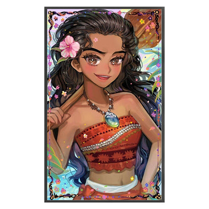 Disney-Princess Moana - 11CT Stamped Cross Stitch 40*65CM