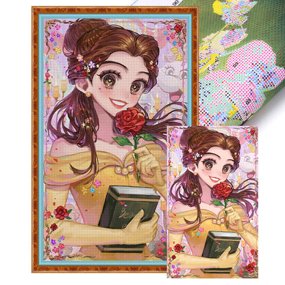 Disney-Princess Belle - 11CT Stamped Cross Stitch 40*65CM