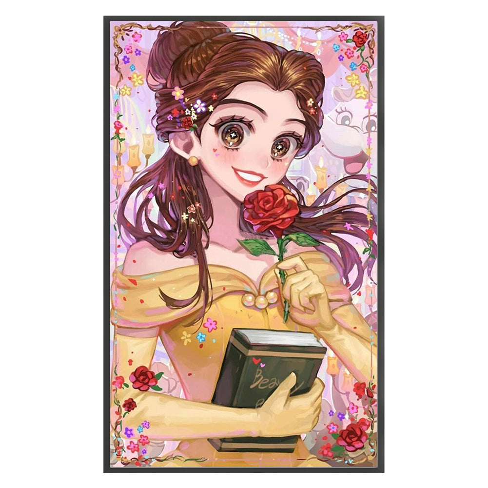 Disney-Princess Belle - 11CT Stamped Cross Stitch 40*65CM