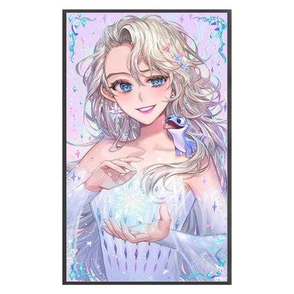 Disney-Princess Elsa - 11CT Stamped Cross Stitch 40*65CM