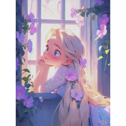 Disney - Rapunzel - 11CT Stamped Cross Stitch 50*65CM