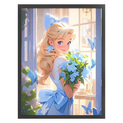 Disney-Princess Aurora - 11CT Stamped Cross Stitch 50*65CM