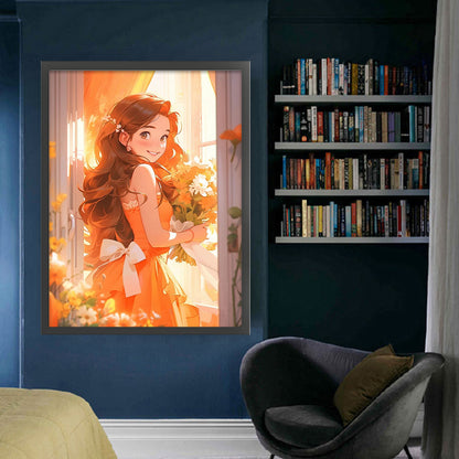 Disney-Princess Belle - 11CT Stamped Cross Stitch 50*65CM