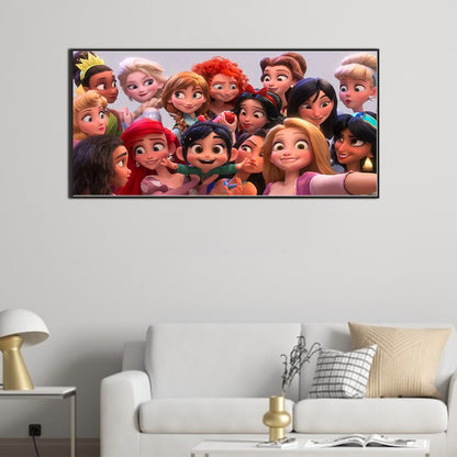 Disney Character Princess - Full Square Drill Diamond Painting 100*50CM