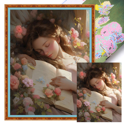 Sleeping Beauty - 11CT Stamped Cross Stitch 50*65CM