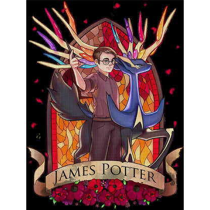 Harry Potter - 11CT Stamped Cross Stitch 50*65CM