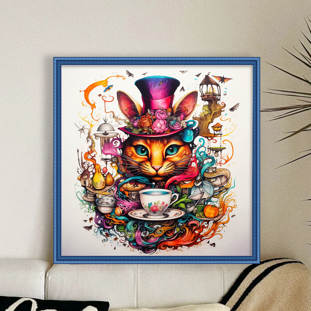 Alice Rabbit - 11CT Stamped Cross Stitch 50*50CM