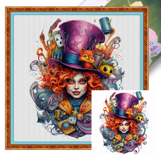 Alice - 11CT Stamped Cross Stitch 50*50CM