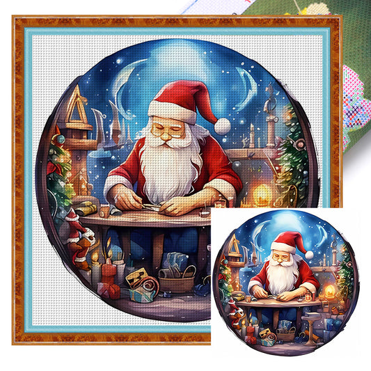 Santa Claus - 11CT Stamped Cross Stitch 50*50CM