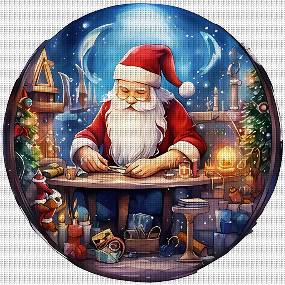 Santa Claus - 11CT Stamped Cross Stitch 50*50CM