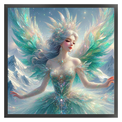 Angel Girl - 14CT Stamped Cross Stitch 45*45CM