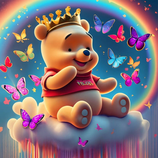 Winnie The Pooh - Full Round Drill Diamond Painting 30*30CM