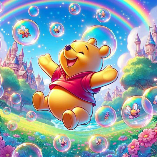 Winnie The Pooh - Full Round Drill Diamond Painting 30*30CM