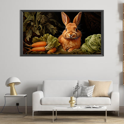 Rabbit - Full Round Drill Diamond Painting 55*30CM