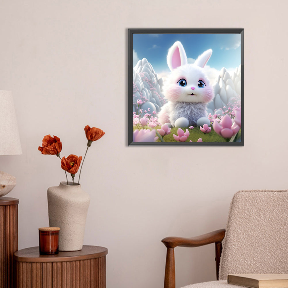 Rabbit - Full Round Drill Diamond Painting 30*30CM