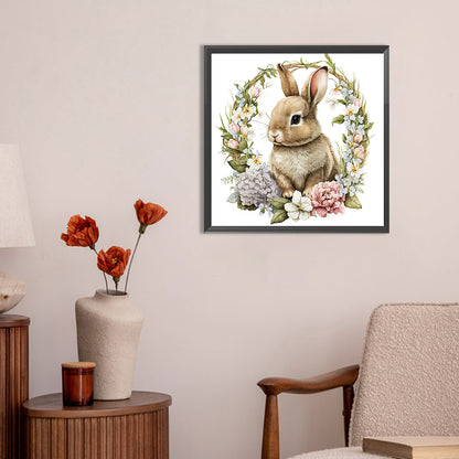 Rabbit - Full Round Drill Diamond Painting 30*30CM