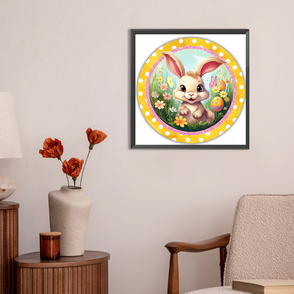 Rabbit - Full Round Drill Diamond Painting 30*30CM