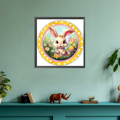 Rabbit - Full Round Drill Diamond Painting 30*30CM